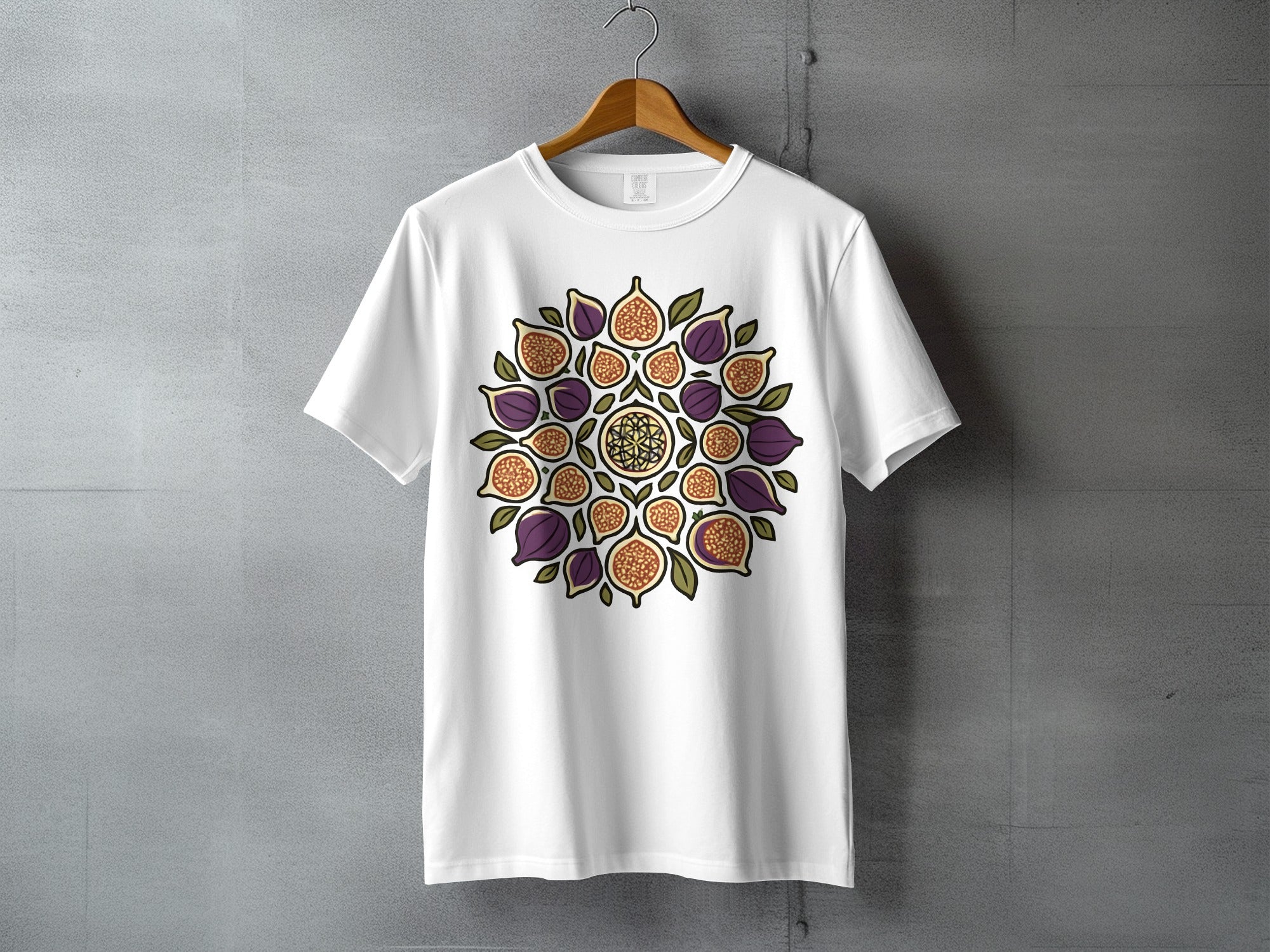 Fig Mandala Fruit Pattern Graphic Unique product type