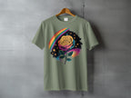Vibrant Rainbow Rose Cosmic Galaxy Stars Design product type