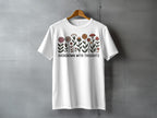Overgrown with Thoughts Flowers Mushrooms Nature Boho T-shirt product type