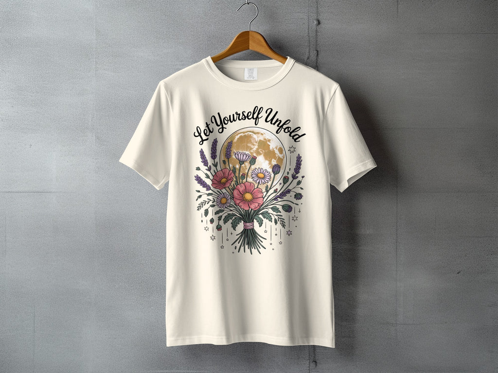 Let Yourself Unfold Moon Flowers Stars Bouquet product type