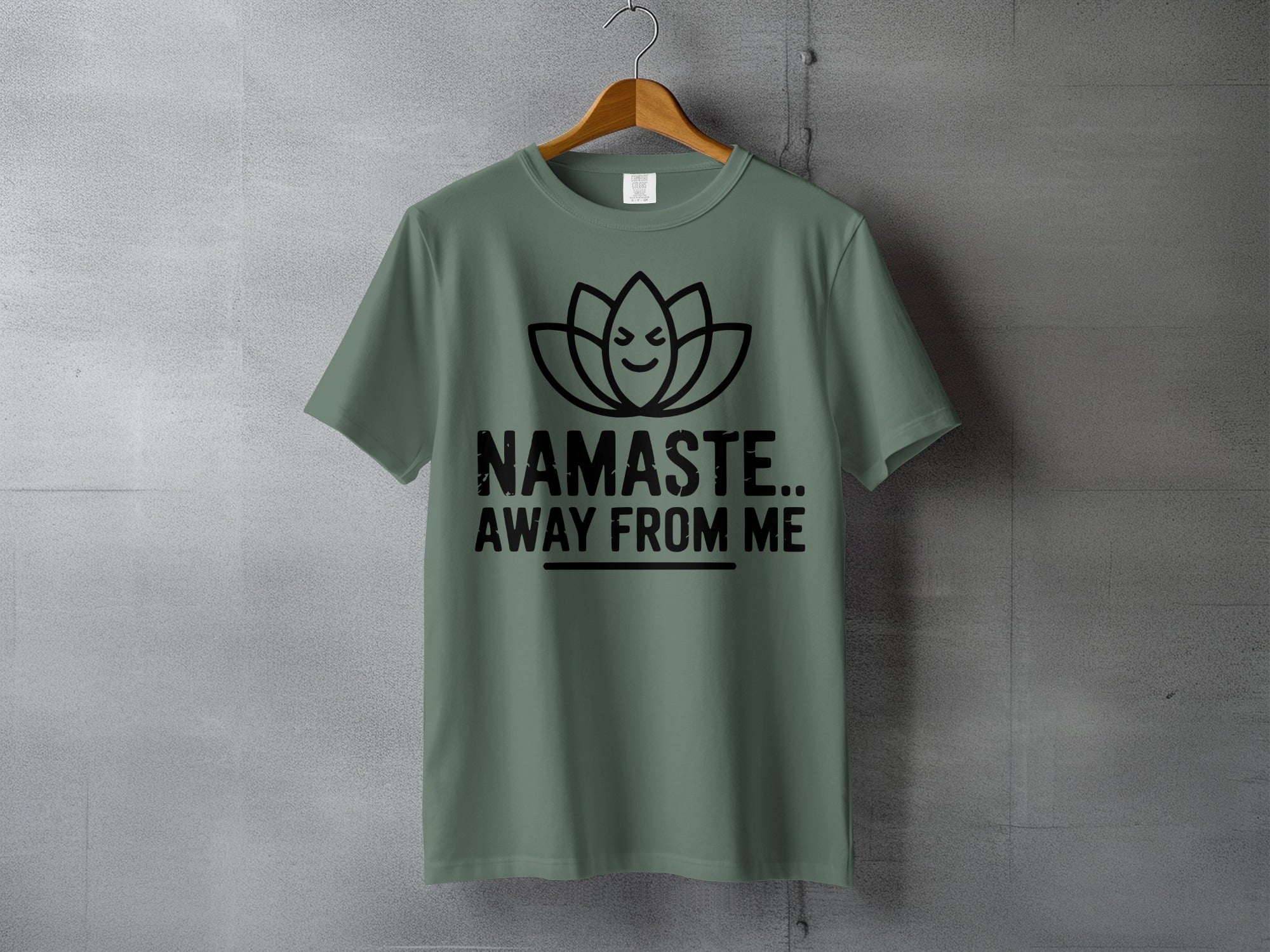 Namaste Away From Me Funny Lotus Design product type
Namaste
Away From Me
Funny Shirt
Lotus Design
Yoga Humor
Meditation Vibe
Sarcastic Tee
Introvert Gift
Humorous Apparel
Zen Inspired
Quirky Top
Spiritual Laugh
Graphic TShirt
Winking Face
Unique Statement
Text Design
Clever Quote
Anti Social
Personal Space
Casual Style