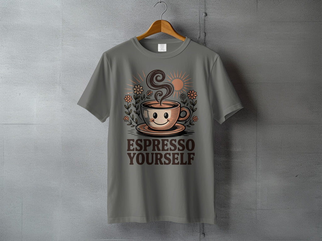 Espresso Yourself Coffee Cup Sun Flowers Design product type