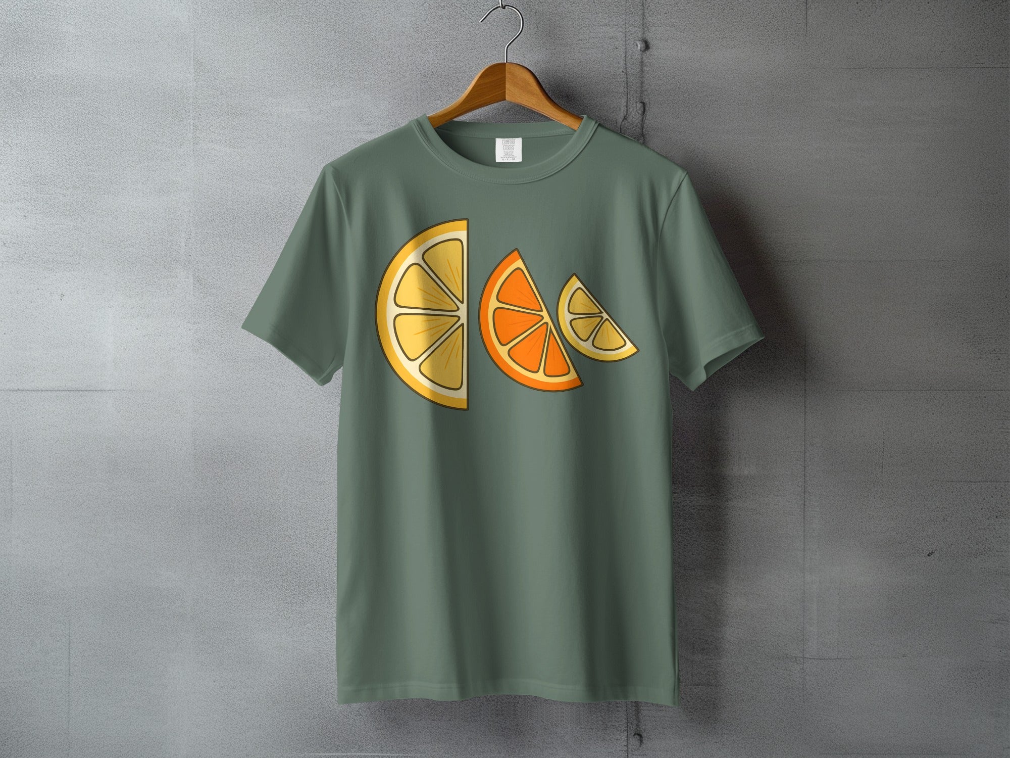 Three Bright Lemon Orange Citrus Slices product type