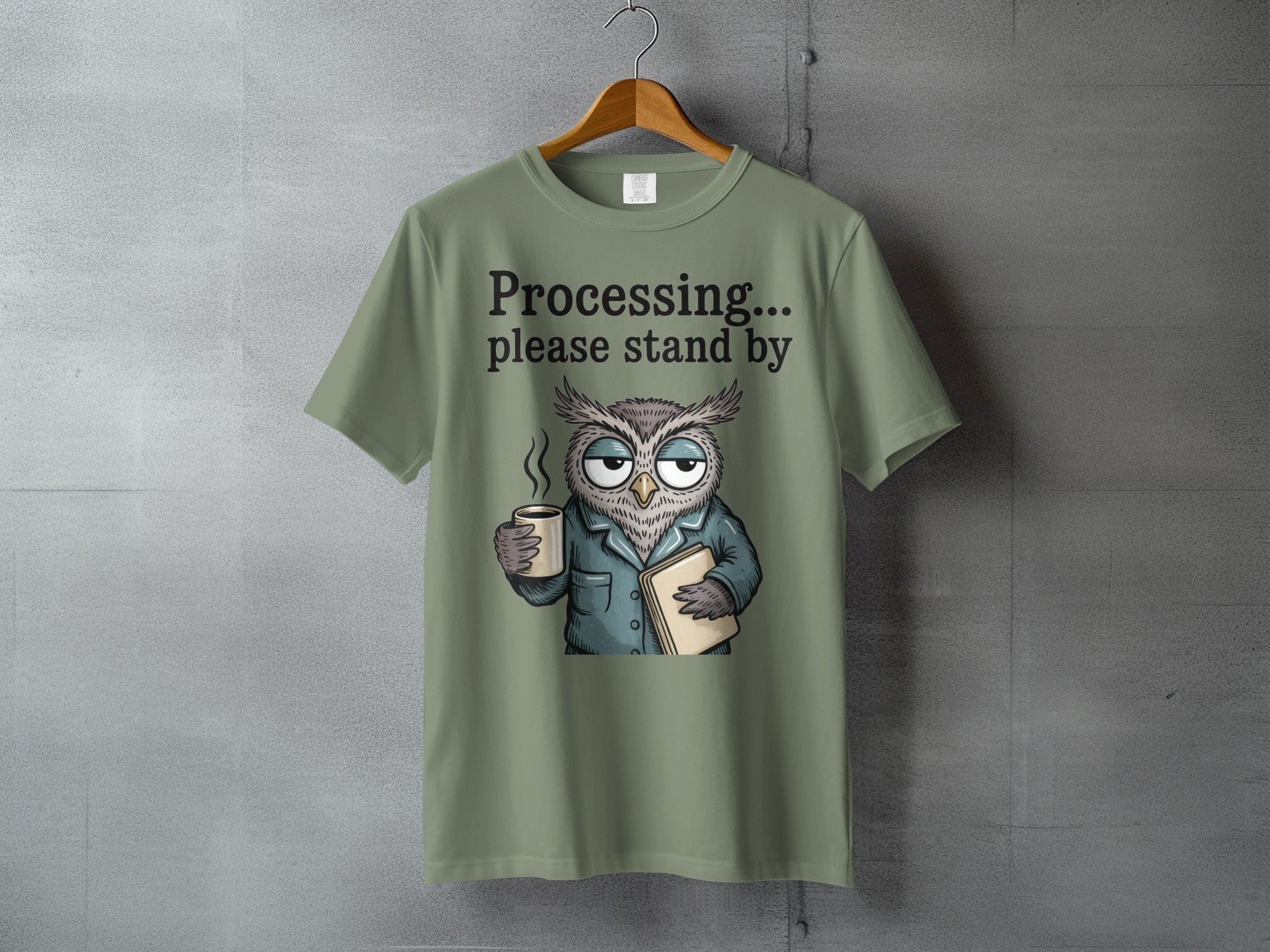 Sleepy Owl Coffee Book Processing Please Stand By product type