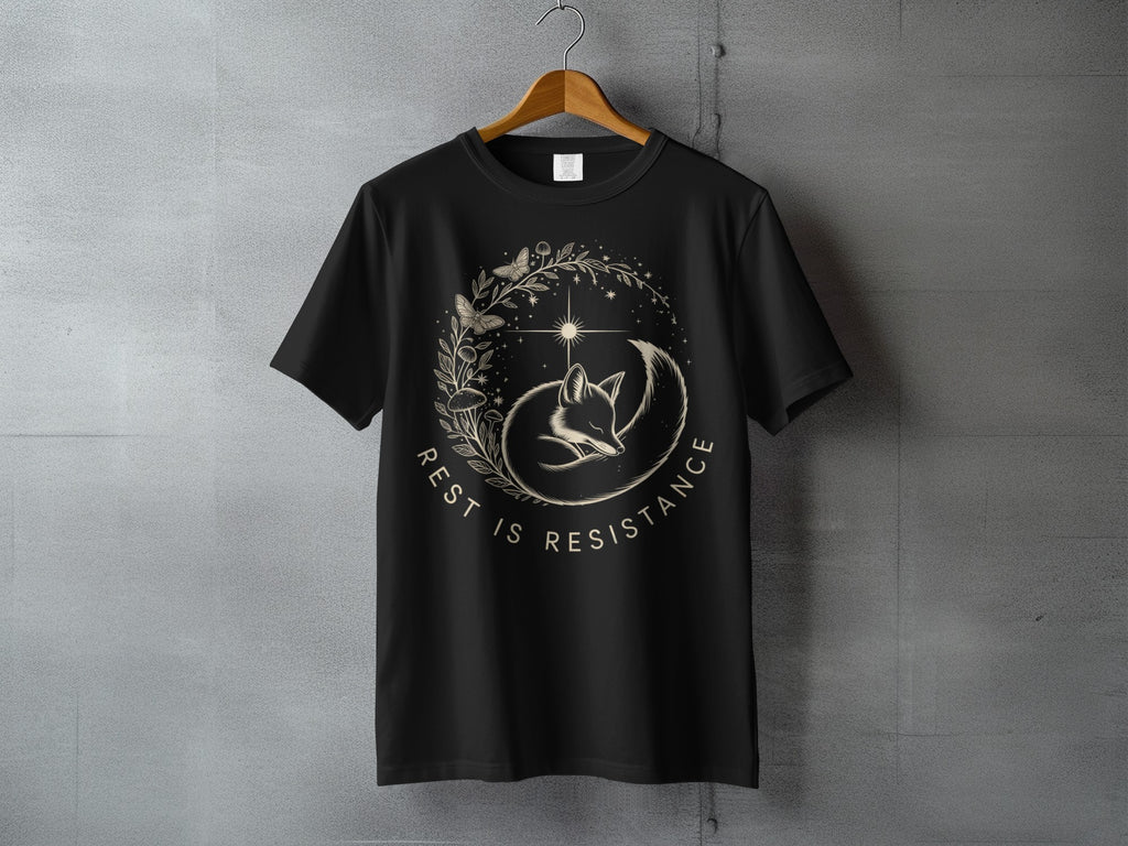 Rest Is Resistance Sleeping Fox Celestial Nature product type
