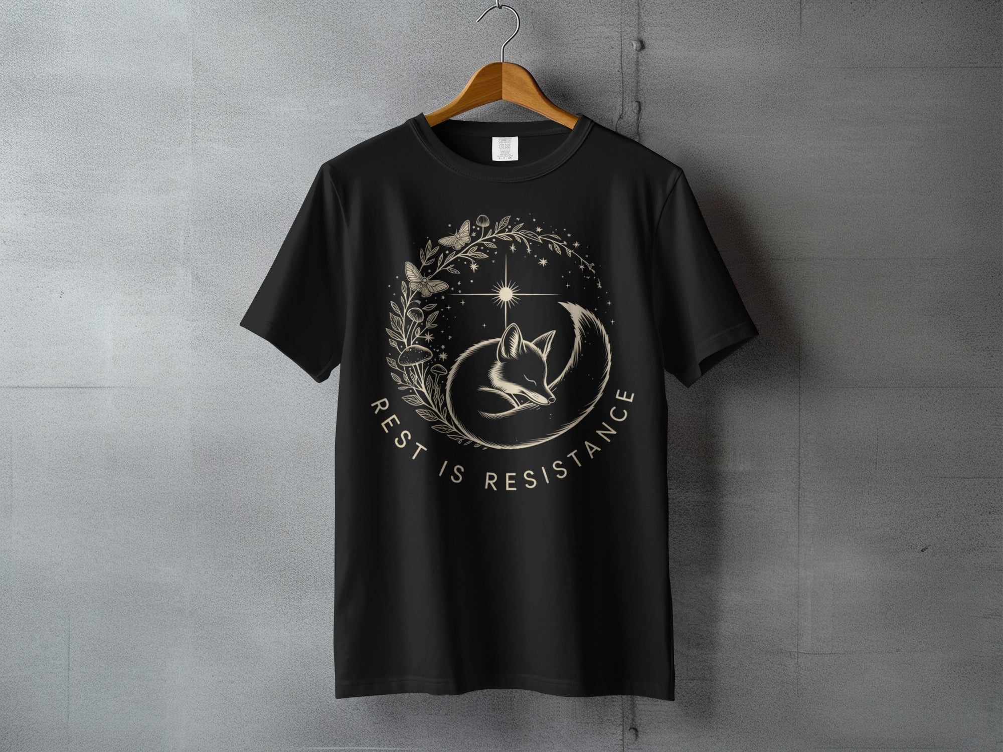Rest Is Resistance Sleeping Fox Celestial Nature product type
