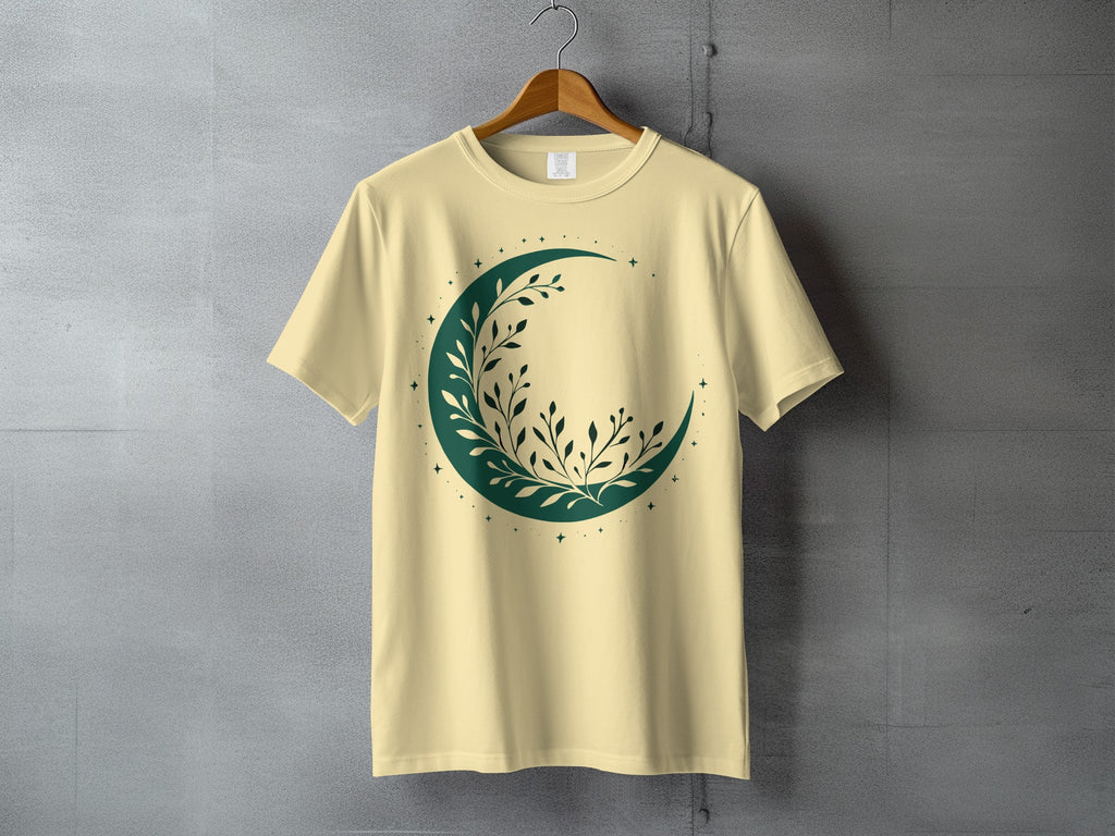Botanical Crescent Moon Design Celestial Sparkle product type