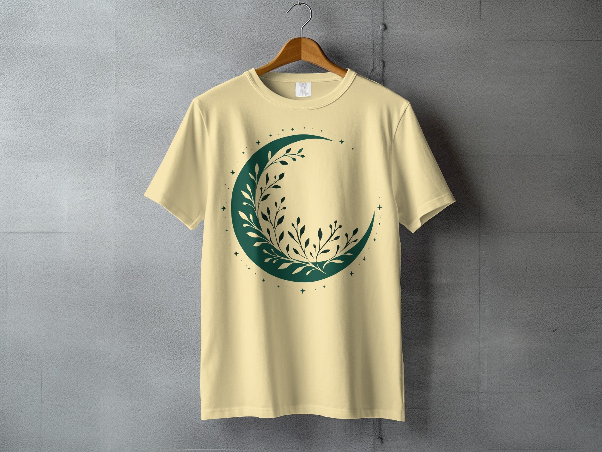Botanical Crescent Moon Design Celestial Sparkle product type