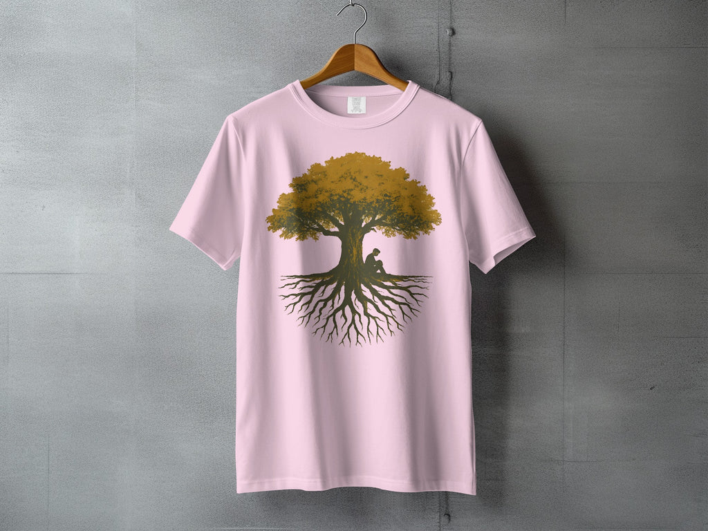 Rooted Tree Design Person Reading Silhouette product type