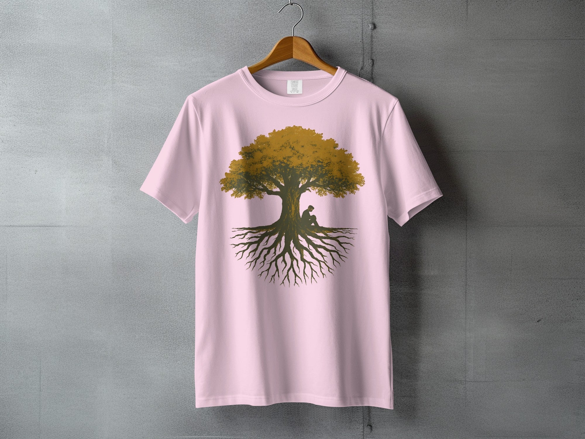 Rooted Tree Design Person Reading Silhouette product type