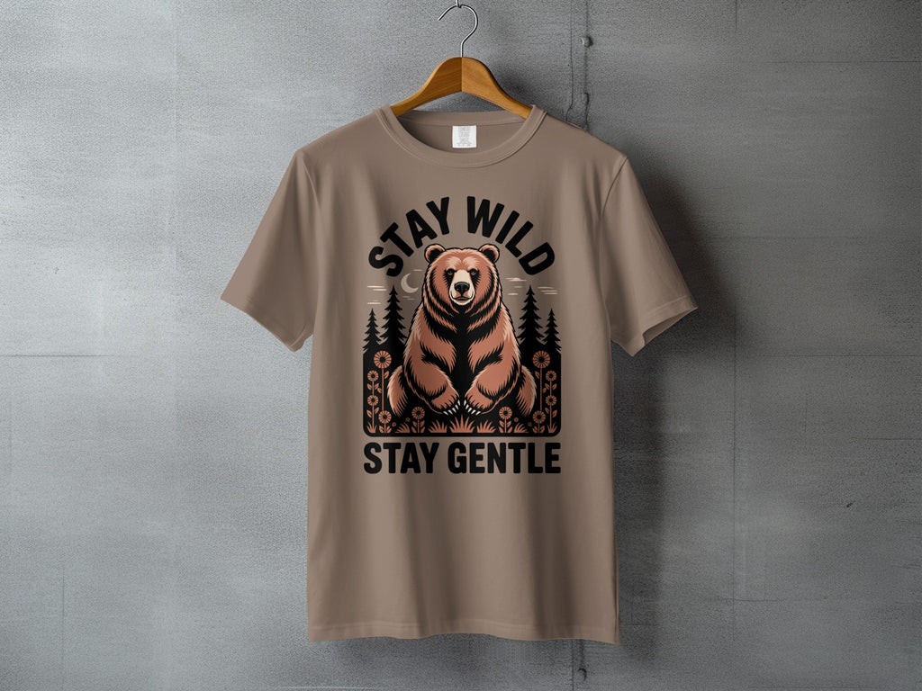 Stay Wild Stay Gentle Bear Forest Design product type