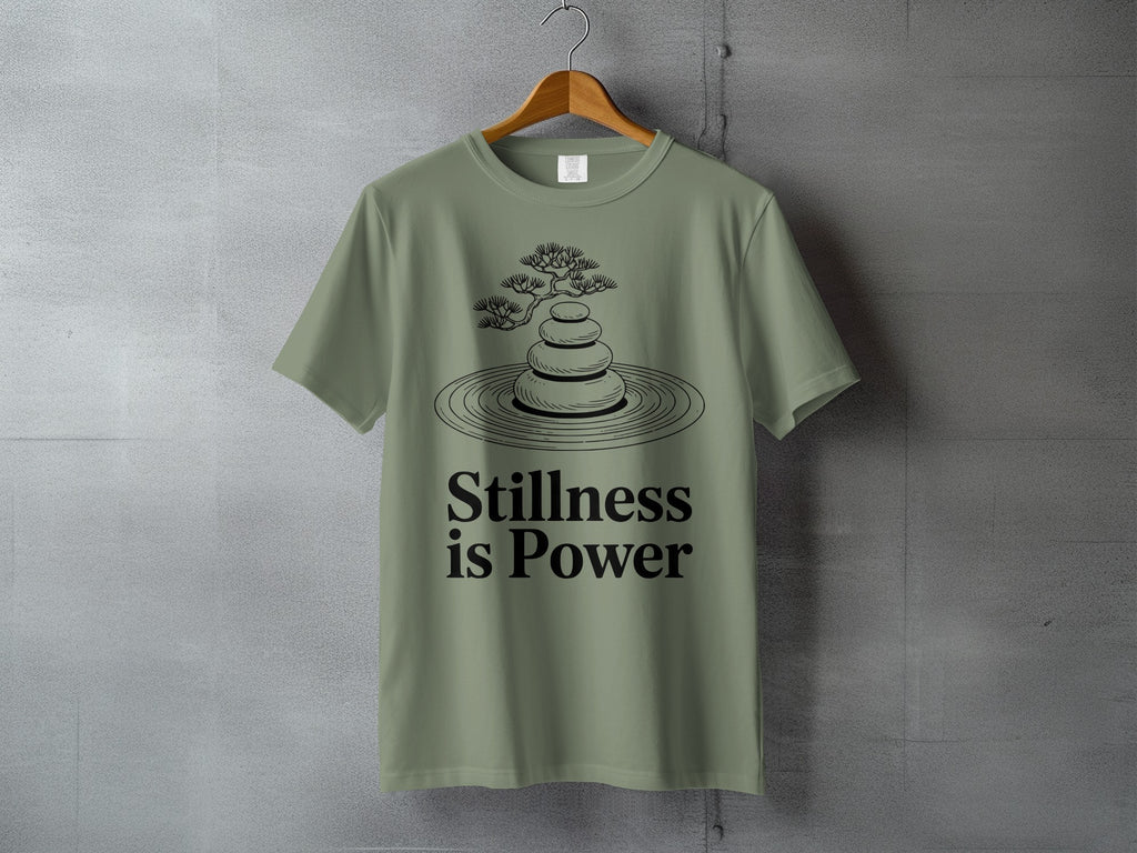 Stillness is Power Bonsai Zen Stacked Stones product type
Stillness
Power
Bonsai
Zen
Stacked Stones
Balance
Meditation
Mindfulness
Calm
Peace
Nature
Tree Design
Spiritual
Inspirational
Motivational
Graphic Tee
Unique Design
Zen Garden
Stone Art
Philosophy