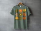 Retro Floral Leaf Pattern Sage Green product type
T-shirt, Floral, Leaf, Retro, Boho, Nature, Botanical, Green, Sage, Orange, Yellow, Flower, Garden, Plant, Pattern, Design, Abstract, Vintage, Spring, Outdoors