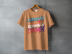 CURRENTLY NOT GIVING A DAMN Attitude Statement product type
Funny T-shirt, Sarcastic T-shirt, Attitude T-shirt, Graphic Print Tee, Novelty Apparel, Statement Clothing, Humorous Graphic, Casual Tee, Expressive Shirt, Unique Design Top, Quote T-shirt, Saying Graphic Tee, Trendy Shirt, Pop Culture Tee, Orange T-shirt, Brownish Tee, Gift Idea Shirt, Comfortable Top, Streetwear Tee, Current Mood Shirt