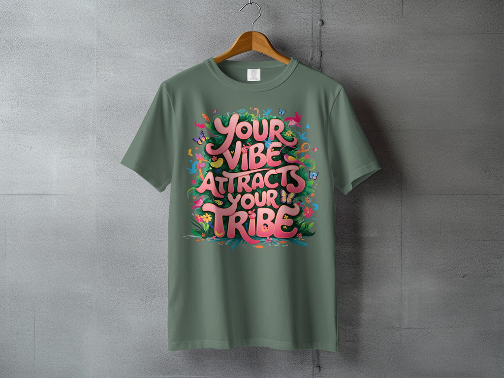 Your Vibe Attracts Your Tribe Colorful Graphic product type