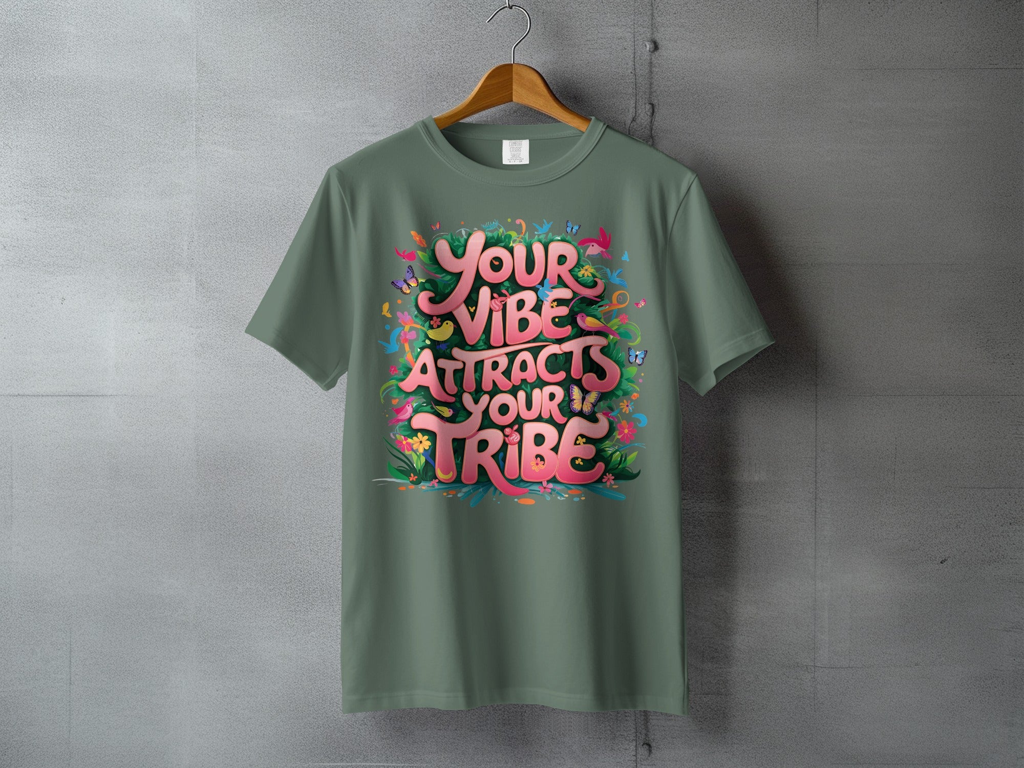 Your Vibe Attracts Your Tribe Colorful Graphic product type