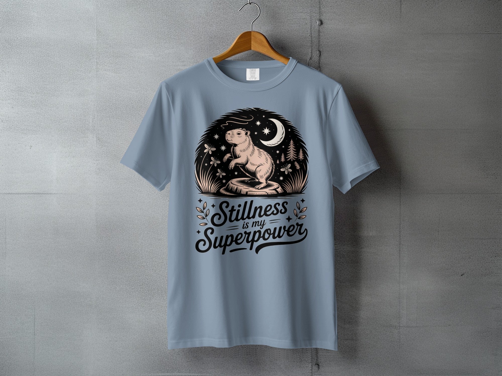 Capybara Stillness is my Superpower Moon Stars product type