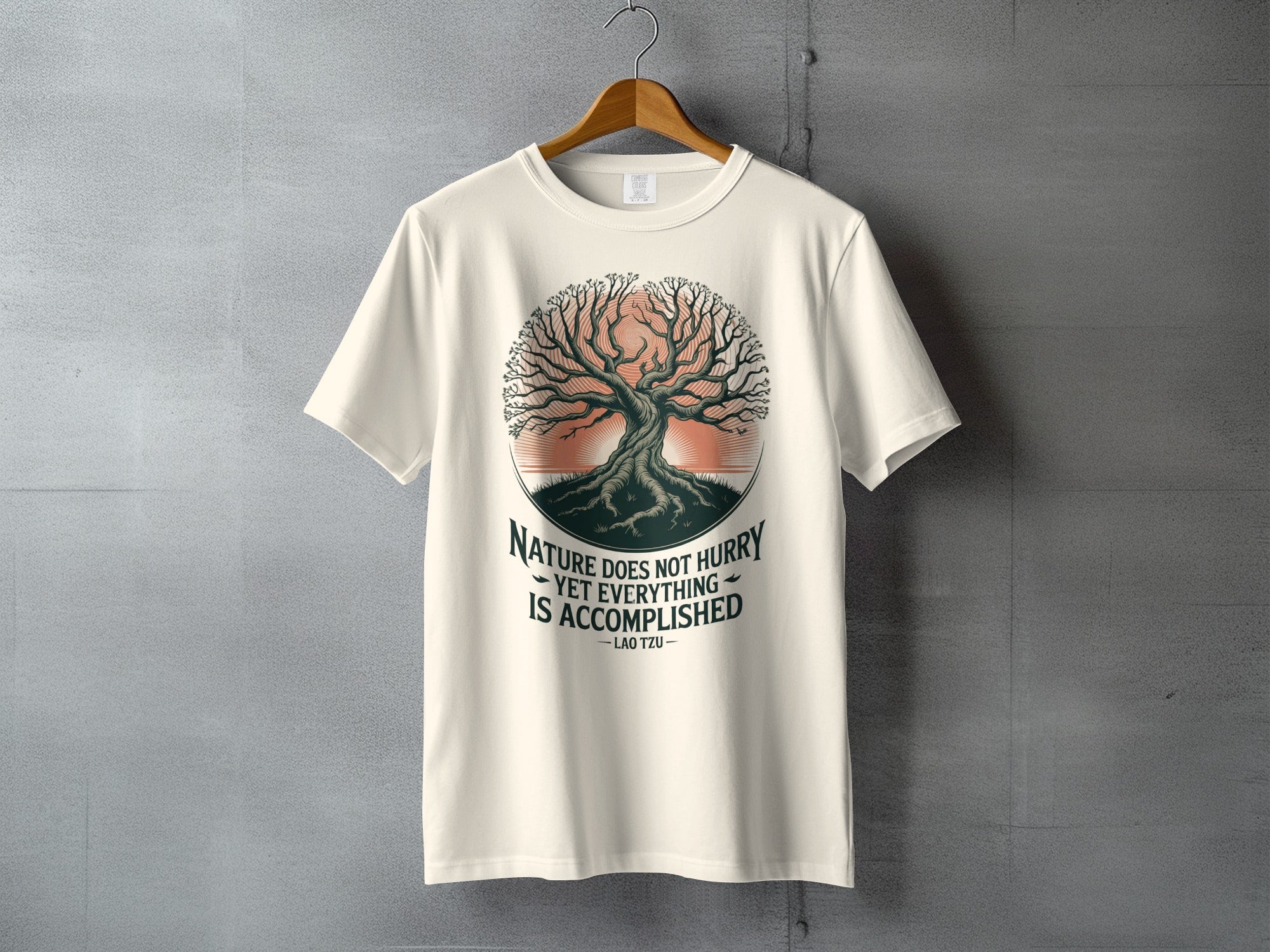 Nature Does Not Hurry Accomplished Tree Art product type
