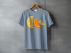 Refreshing Citrus Slice Graphic Light Blue Apparel product type