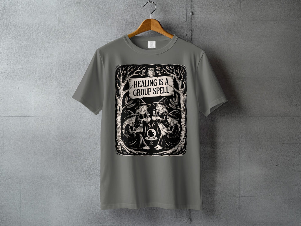 Healing Is A Group Spell Witches Owl t-shirt product type