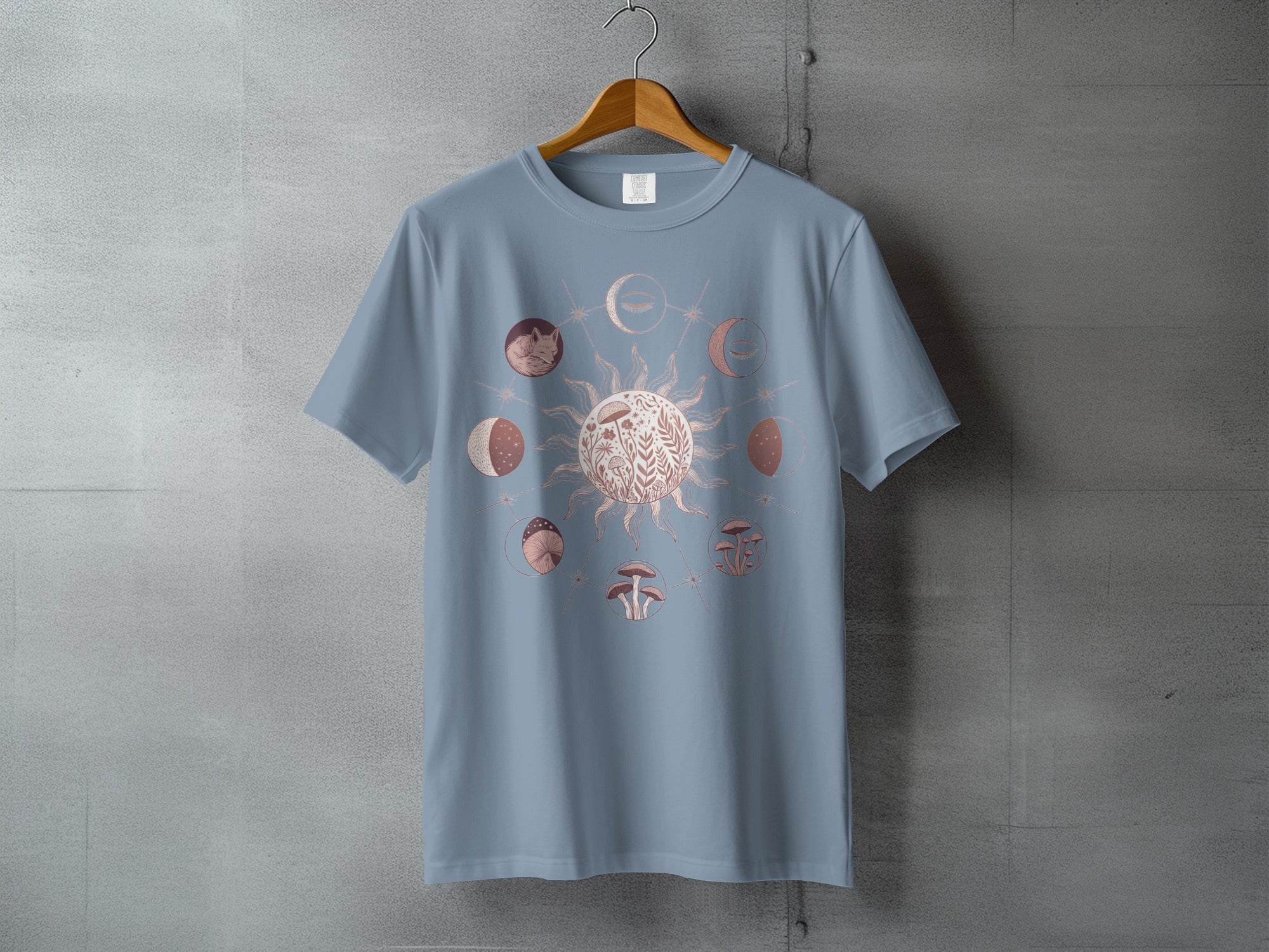 Celestial Sun Moon Mushroom Fox Eye Phases product type