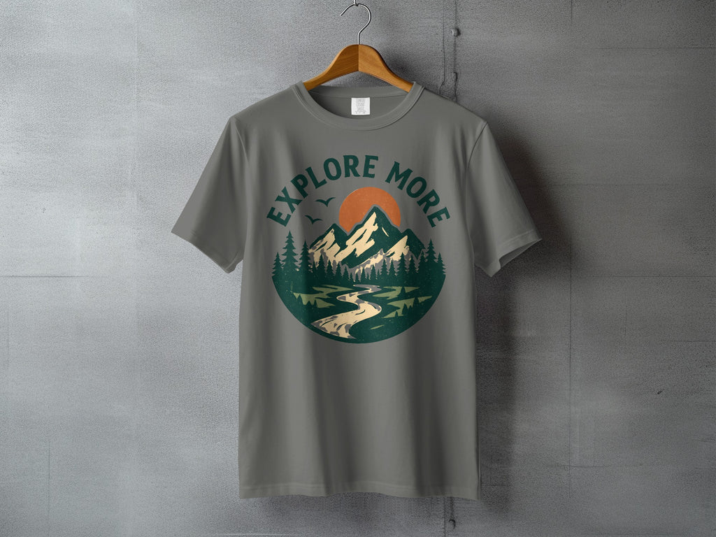 Explore More Mountain Sun River Tree Scenic View product type