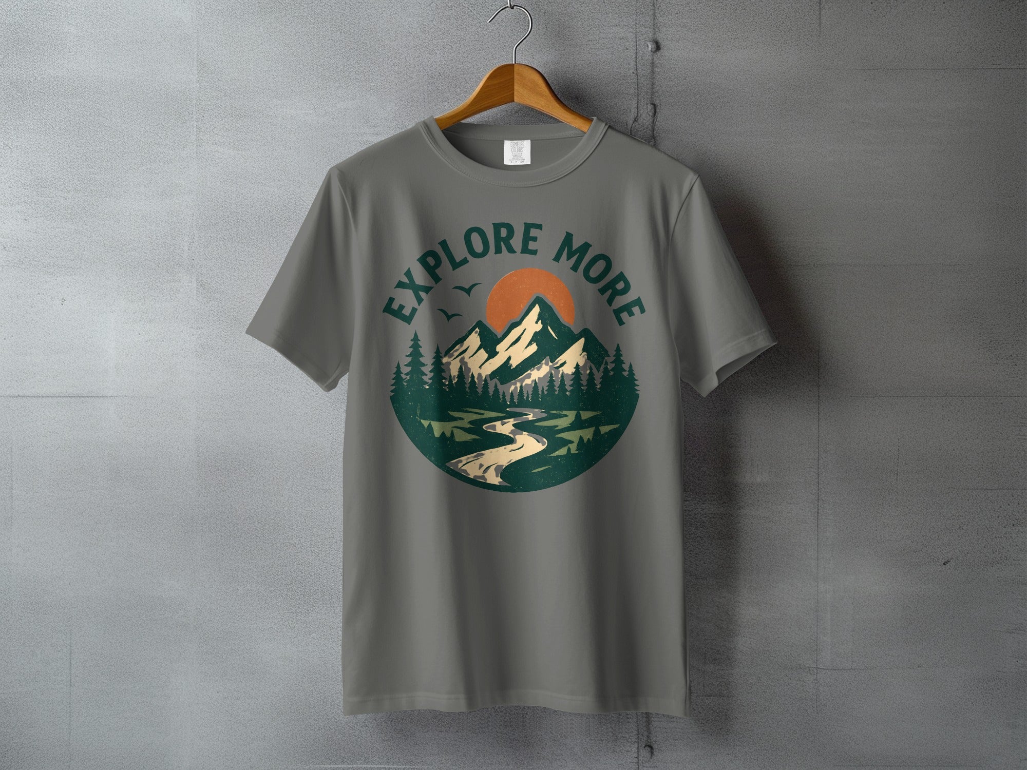Explore More Mountain Sun River Tree Scenic View product type