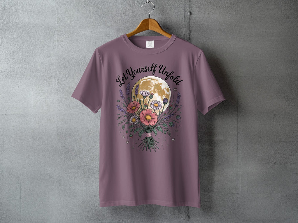 Let Yourself Unfold Full Moon Floral Bouquet Stars product type