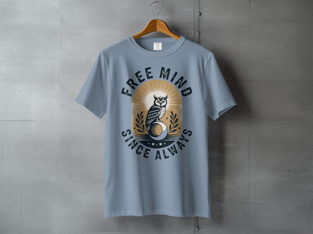Free Mind Since Always Owl Moon Sunburst Product Type