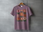Groovy Smiling Flowers Pink Orange Purple product type