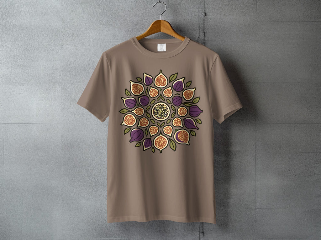 Fig Mandala Fruit Pattern Aesthetic Beige product type