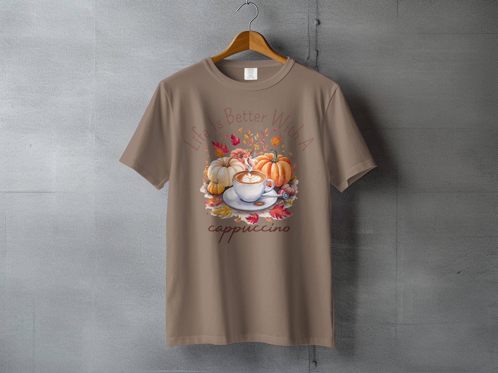 Life Is Better With A Cappuccino Autumn Design product type