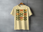 Mid Century Modern Abstract Floral Design product type
T-shirt, Retro, Floral, Mid century modern, Abstract art, Geometric pattern, Flower design, Botanical print, Vintage aesthetic, Orange flowers, Green leaves, Beige tee, Groovy vibes, Sixties fashion, Seventies style, Graphic top, Unique shirt, Art inspired, Nature motif, Pop art