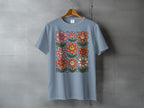 Retro Groovy Flower Smiley Faces Colorful product type