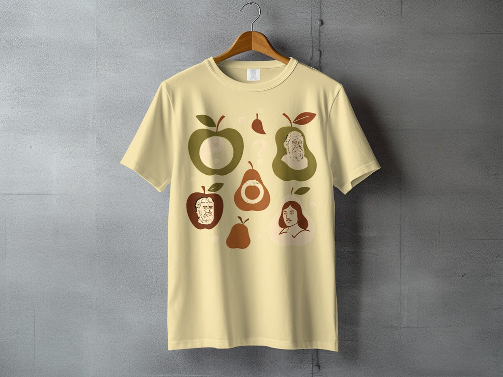 Newton Aristotle Descartes Fruit Inspired Design product type
Newton
Aristotle
Descartes
Philosopher
Science
History
Great Thinkers
Apple
Pear
Fruit Design
Intellectual
Geek Chic
Thought Provoking
Unique Print
Graphic Tee
Artistic Design
Abstract Art
Historical Figures
Mind Matters
Enlightenment
