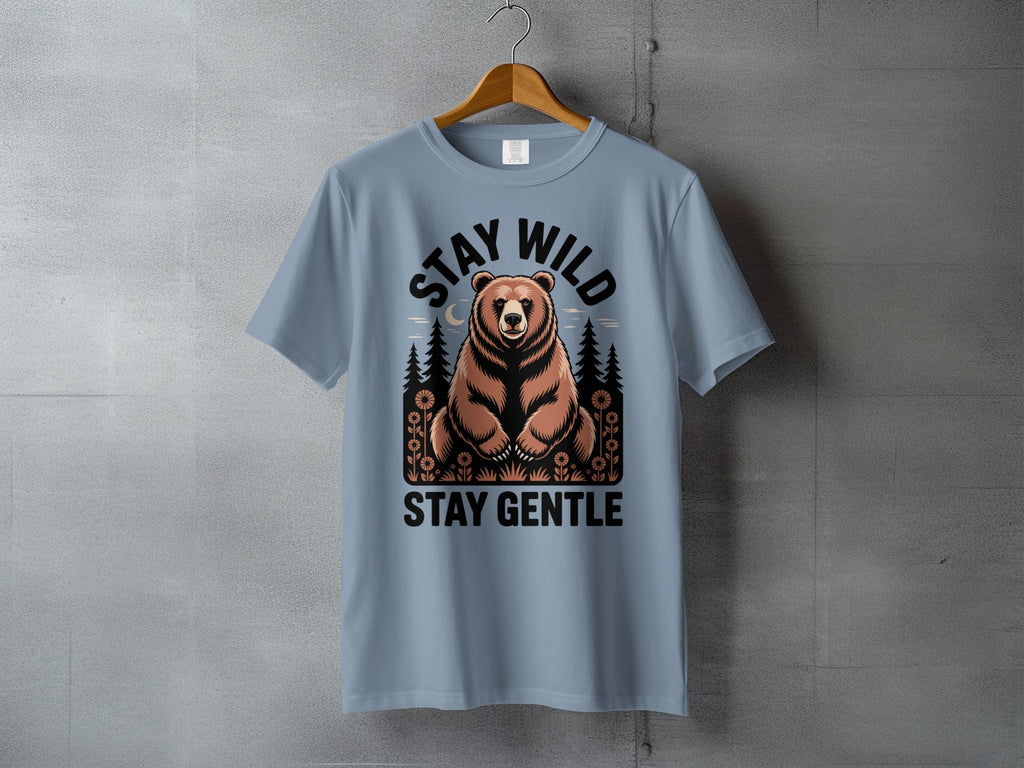 STAY WILD STAY GENTLE Grizzly Forest Nature Moon product type