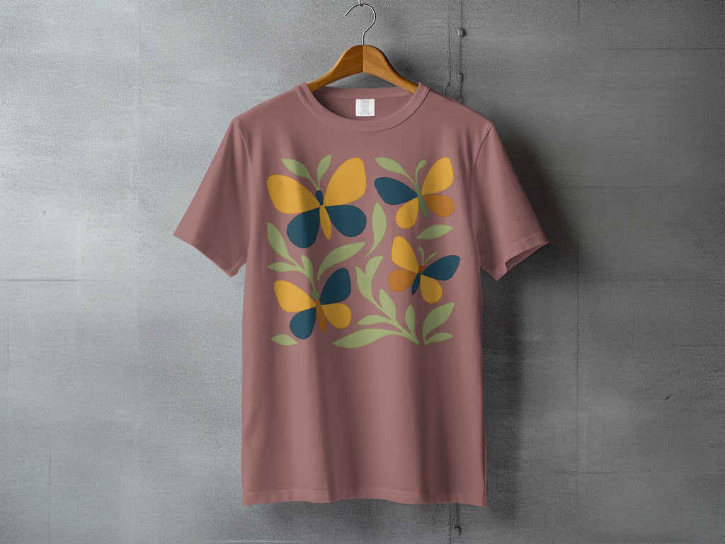 Mauve Abstract Butterfly Botanical Leaves product type
tshirt, butterfly, abstract, geometric, nature, botanical, leaves, mauve, dustyrose, pinktee, graphictee, insect, spring, summer, gift, artdesign, modern, unisex, floral, print