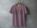 Bloom where you're planted floral graphic t-shirt