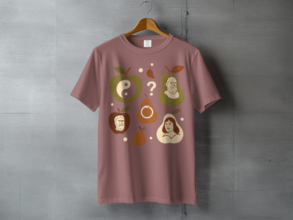 Philosophers Fruit Symbols Wise Thinkers Design product type