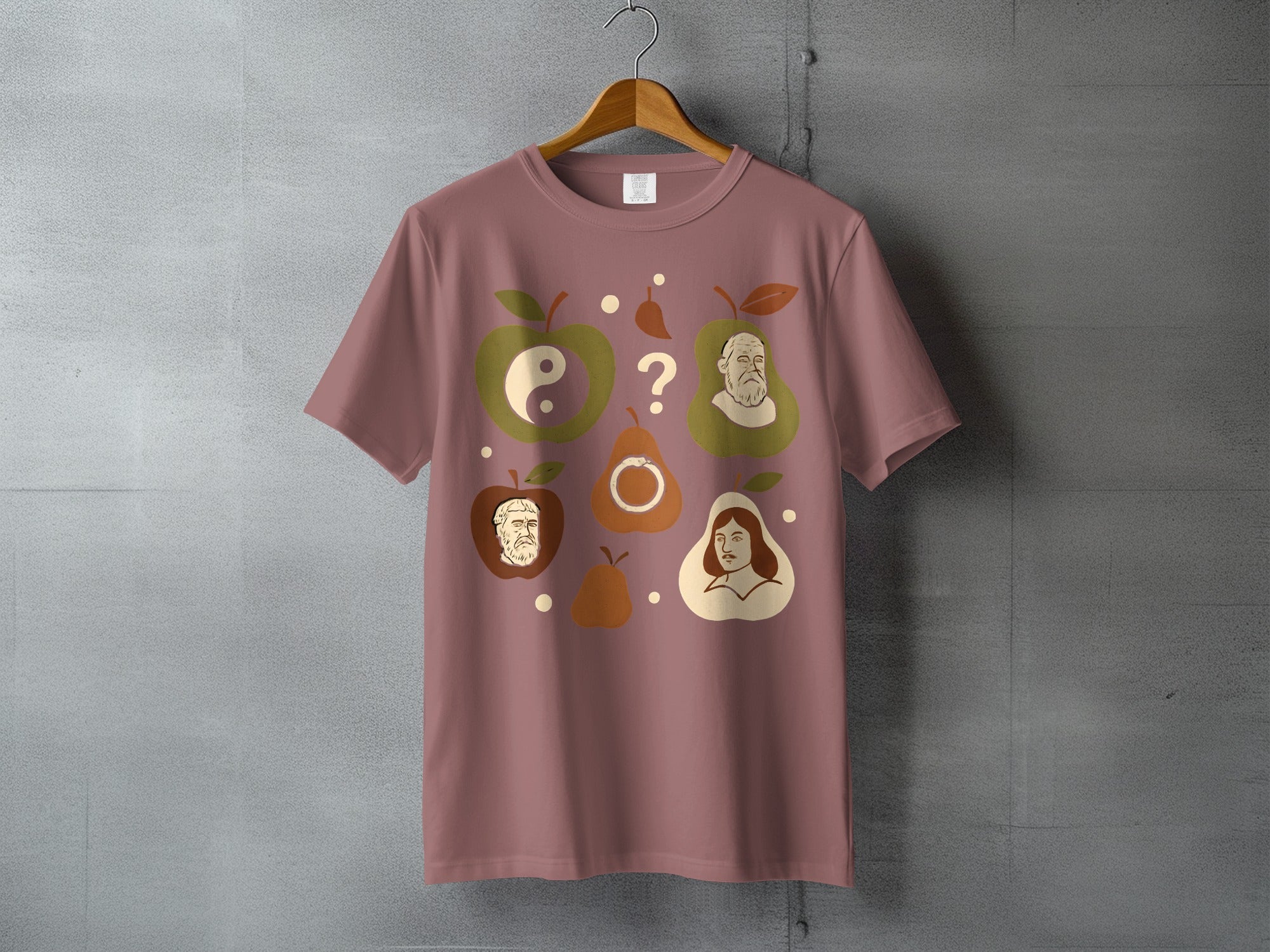 Philosophers Fruit Symbols Wise Thinkers Design product type