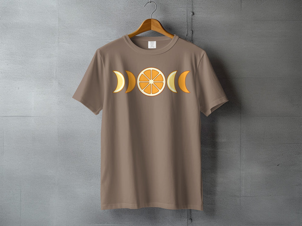 Orange Moon Phases Citrus Fruit Design product type