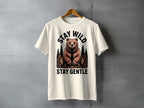 Stay Wild Stay Gentle Bear Outdoors Animal T-Shirt product type