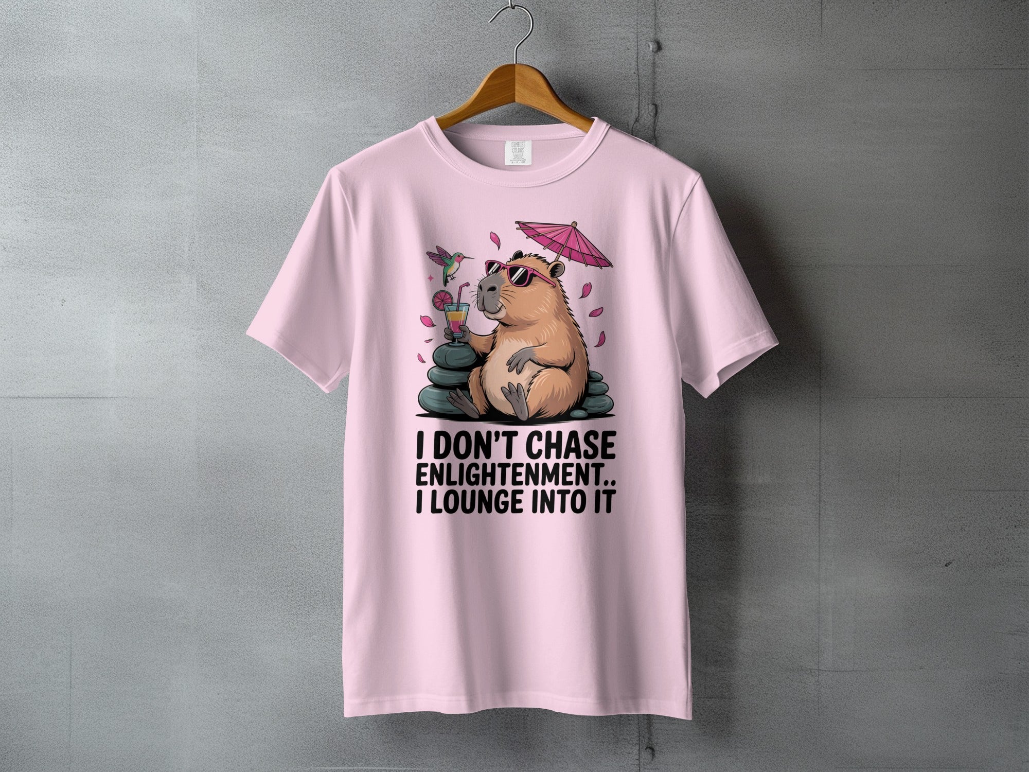 I Dont Chase Enlightenment I Lounge Into It Capybara product type