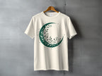 Botanical Crescent Moon Green Leaf Celestial Stars product type
