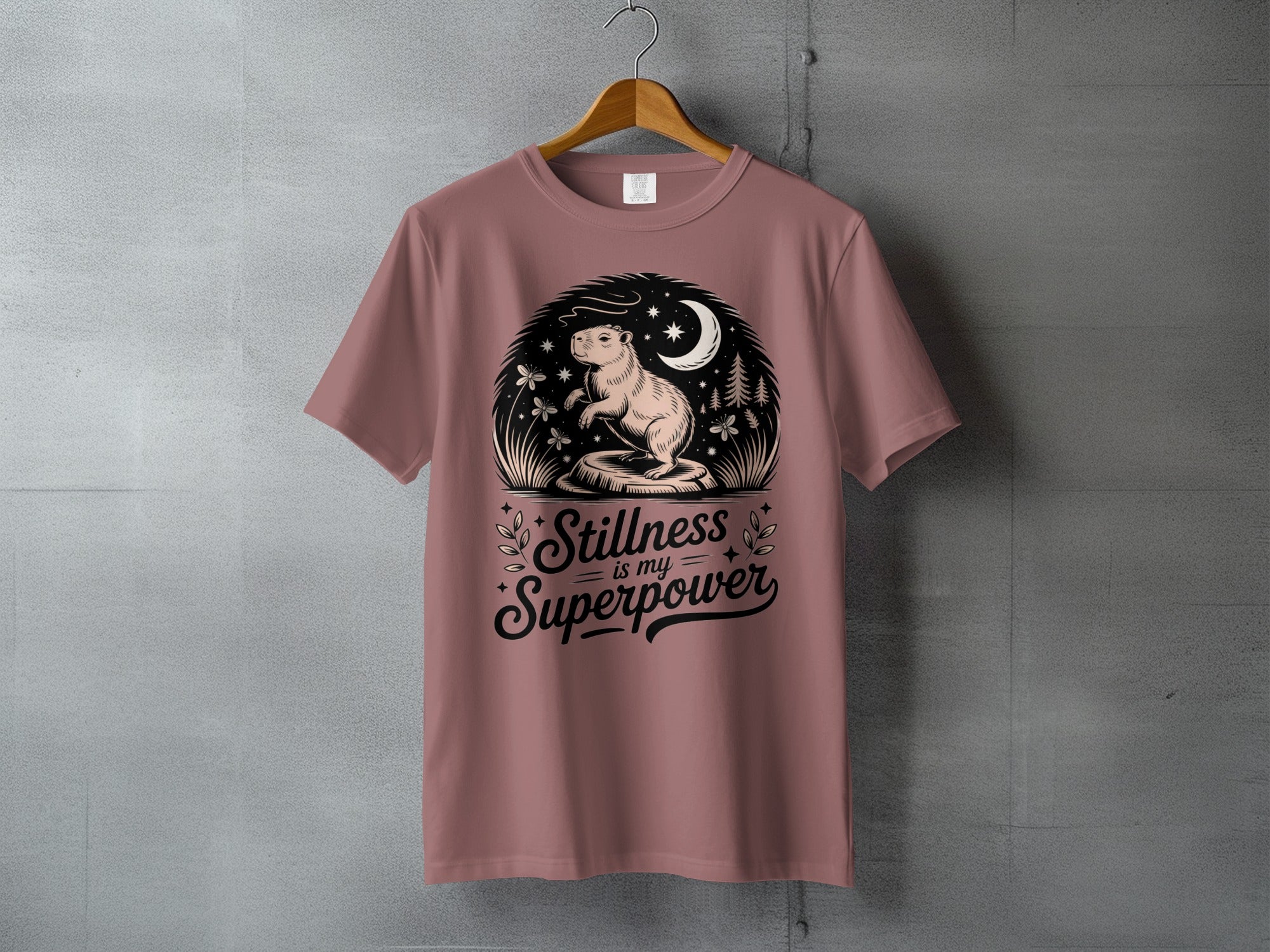 Capybara Moon Stars Stillness is my Superpower product type