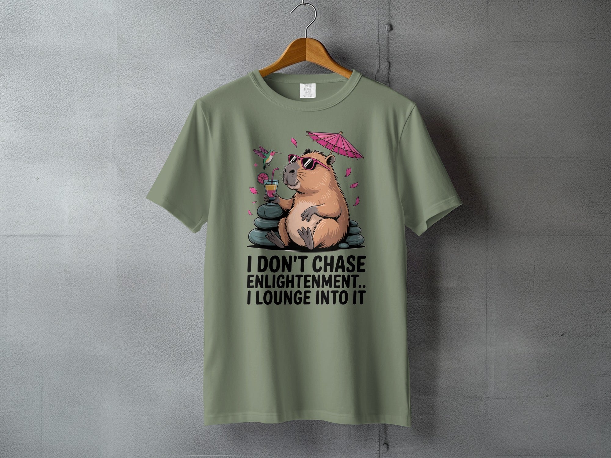 I Don't Chase Enlightenment Capybara Lounge product type