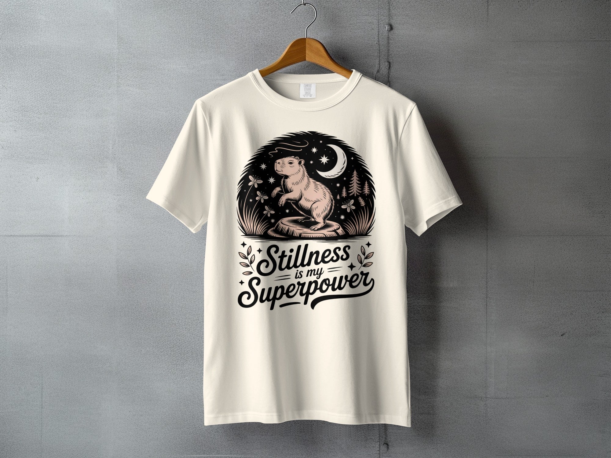 Stillness is my Superpower Capybara Graphic Tee product type