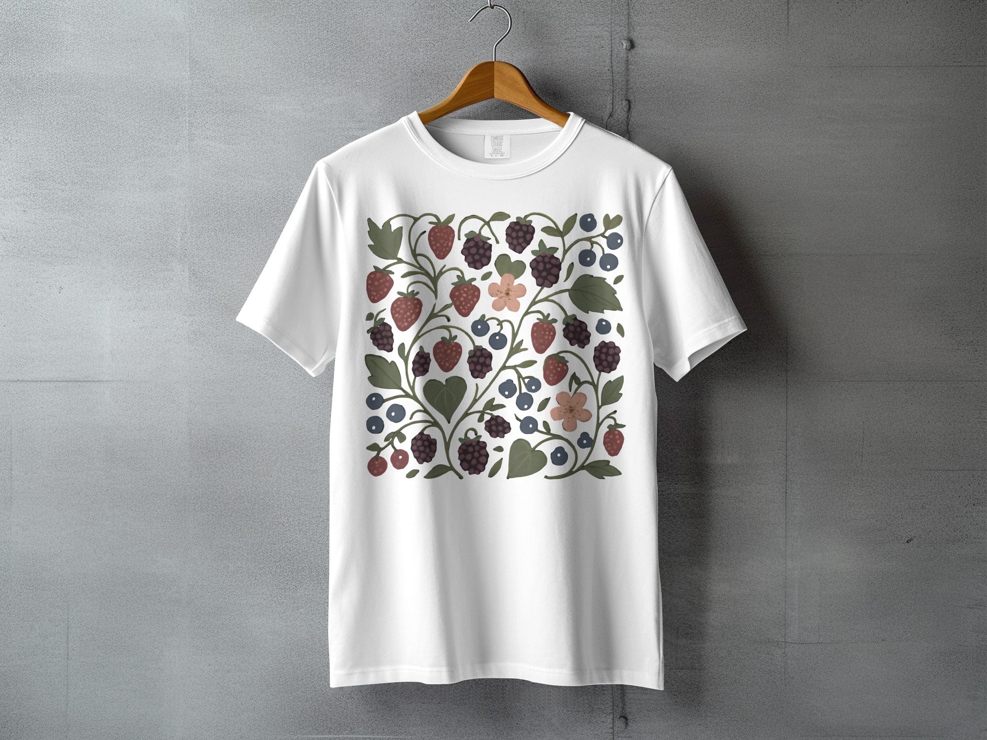 Wild Berries Leaves Flowers Art Pattern product type
Berry
Floral
Botanical
Garden
Fruit
Nature
Forest
Wild
Strawberry
Blackberry
Blueberry
Vine
Leaves
Folk Art
Pattern
Print
Summer
Spring
Outdoors
Artistic