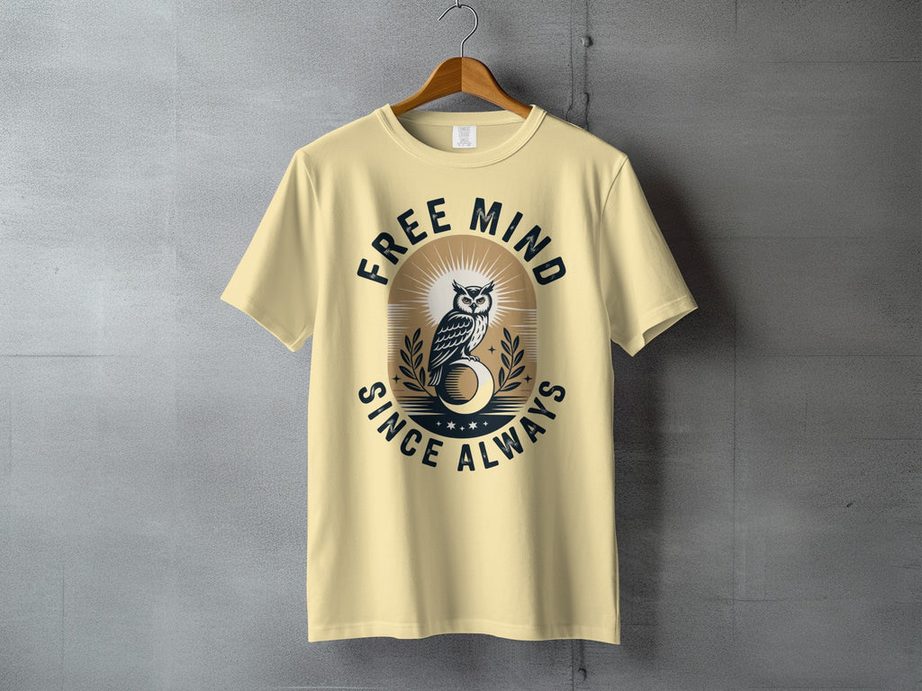 Free Mind Since Always Owl Moon Sunburst Yellow product type