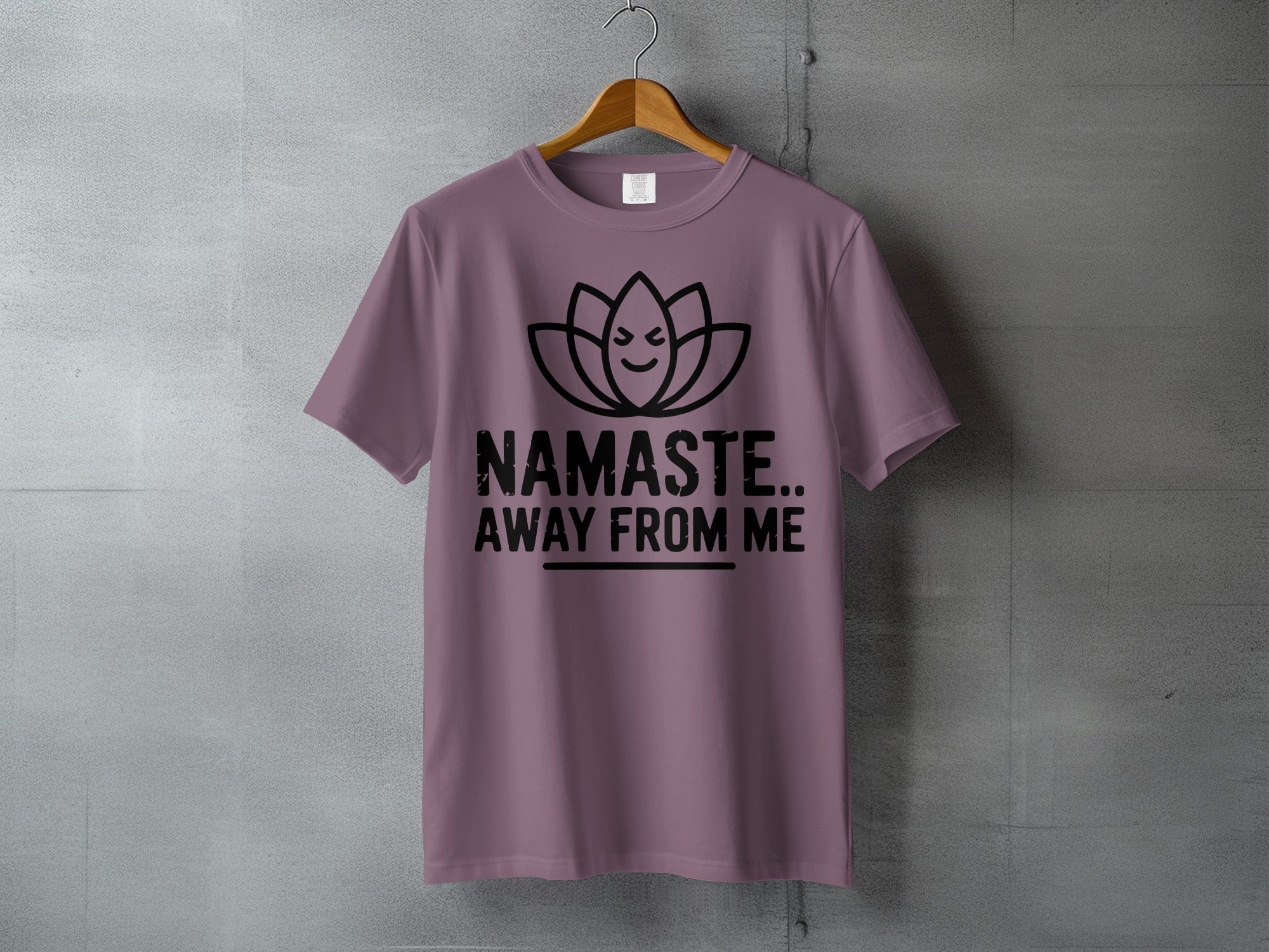 Lotus Graphic Namaste Away From Me Winking Face Purple product type
Namaste,Funny,Humorous,Sarcastic,Lotus,Lotus Flower,Yoga,Meditation,Zen,Graphic Tee,Graphic Print,Purple Hue,Mauve Color,Winking Lotus,Cute Expression,Unique Design,Statement Art,Spiritual Message,Away From Me,Humor Design